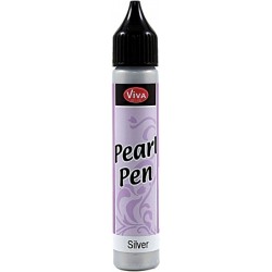 Viva Decor Pearl Pen Silver 25ml